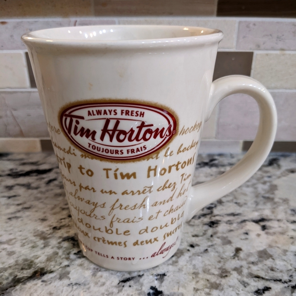 Tim Hortons Limited Edition #9 White Coffee Mug